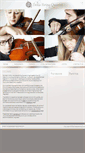 Mobile Screenshot of deltastringquartet.com